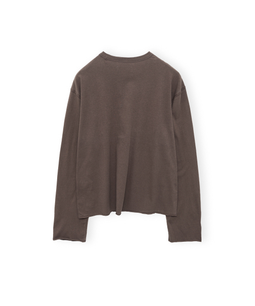 BROWNYARD(ブラウンヤード)の「カットオフロングスリーブ、ブラウン(Tシャツ/カットソー・メンズ・その他・6/5/3/4)」の2枚目の写真