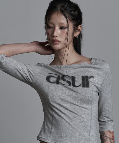 as you are(アズユーアー)の「◇ASYOUARE◇ソーイング ボート ネック スリーブ SEWING BOAT NECK SLEEVE(Tシャツ/カットソー・レディース・ブラック/ホワイト/グレー・FREE)」の21枚目の写真