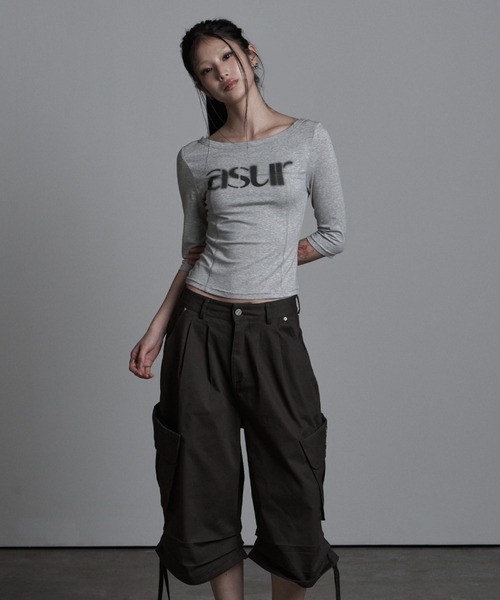 as you are(アズユーアー)の「◇ASYOUARE◇ソーイング ボート ネック スリーブ SEWING BOAT NECK SLEEVE(Tシャツ/カットソー・レディース・ブラック/ホワイト/グレー・FREE)」の22枚目の写真