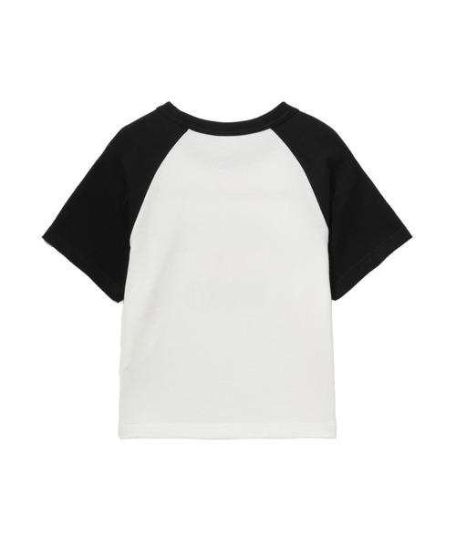 A BATHING APE(アベイシングエイプ)の「APEE BABY PRINT RAGLAN TEE(Tシャツ/カットソー・レディース・ブラック/バーガンディー・SMALL/X-SMALL)」の3枚目の写真