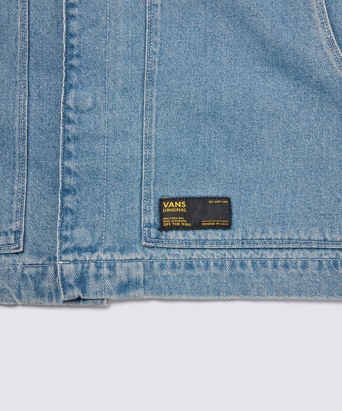 VANS(バンズ)の「MCAVOY デニム ステーションジャケット / McAvoy Denim Station Jacket ST VN000KV7CDX1(デニムジャケット・メンズ・ライトインディゴブルー・X-LARGE/MEDIUM/LARGE)」の4枚目の写真