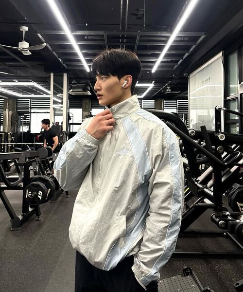 HDEX（エイチデックス）の「カラーサミットパイピングジャケット (グレー)（ジャージ・メンズ・グレー・MEDIUM/LARGE/X-LARGE/2XL）」の4枚目の写真