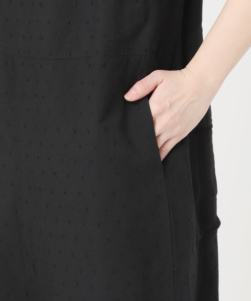 SLOBE IENA(スローブイエナ)の「エンブロイダリーレースサロペット(サロペット/オーバーオール・レディース・ブラック/ホワイト・FREE)」の18枚目の写真