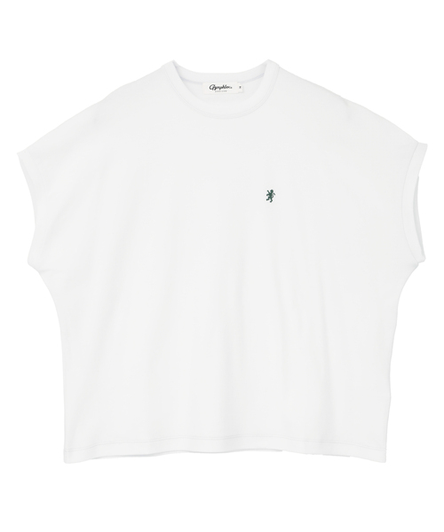 LOGEMENT DE CLAIRE(ロジュモンドクレール)の「【Gymphlex/ジムフレックス】クルーネックスリーブレスプルオーバー(Tシャツ/カットソー・レディース・チャコールグレー/ホワイト/グリーン/オレンジ・FREE)」の2枚目の写真