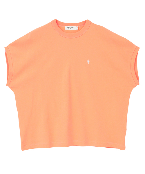 LOGEMENT DE CLAIRE(ロジュモンドクレール)の「【Gymphlex/ジムフレックス】クルーネックスリーブレスプルオーバー(Tシャツ/カットソー・レディース・チャコールグレー/ホワイト/グリーン/オレンジ・FREE)」の1枚目の写真