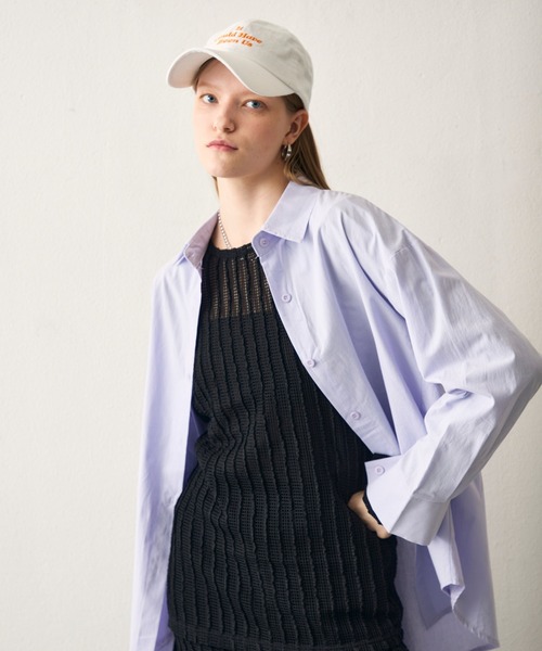 uchi.(ウチ)の「レース編みシアートップス(Tシャツ/カットソー・レディース・ブラック/イエロー/オフホワイト・FREE)」の14枚目の写真