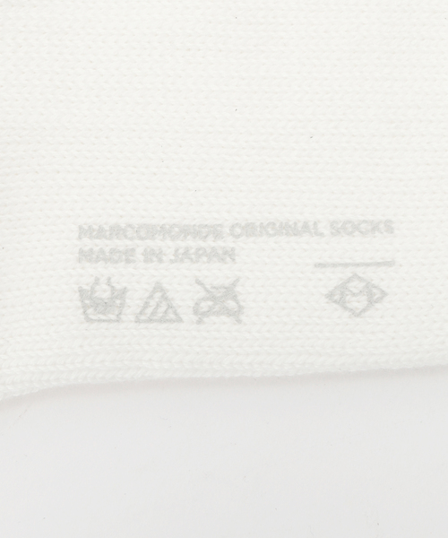 MARCOMONDE(マルコモンド)の「MARCOMONDE/マルコモンド cotton loose socks(ソックス/靴下・レディース・ホワイト・FREE)」の2枚目の写真
