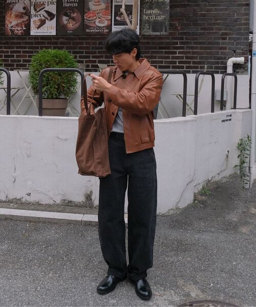 NOUN(ノウン)の「balanced denim pants (black)(デニムパンツ・メンズ・その他・2/1/0)」の5枚目の写真