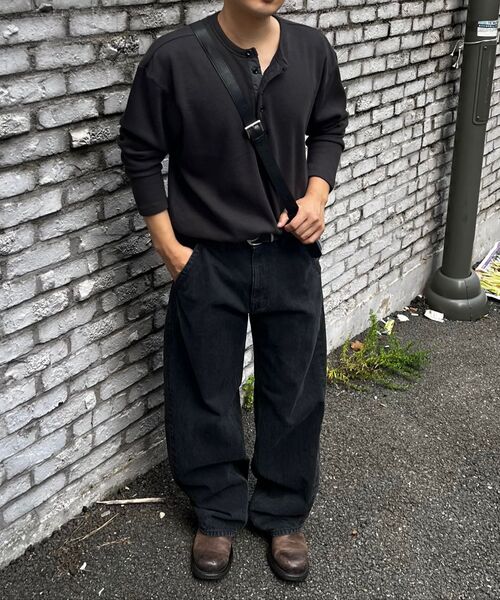 NOUN(ノウン)の「balanced denim pants (black)(デニムパンツ・メンズ・その他・2/1/0)」の6枚目の写真