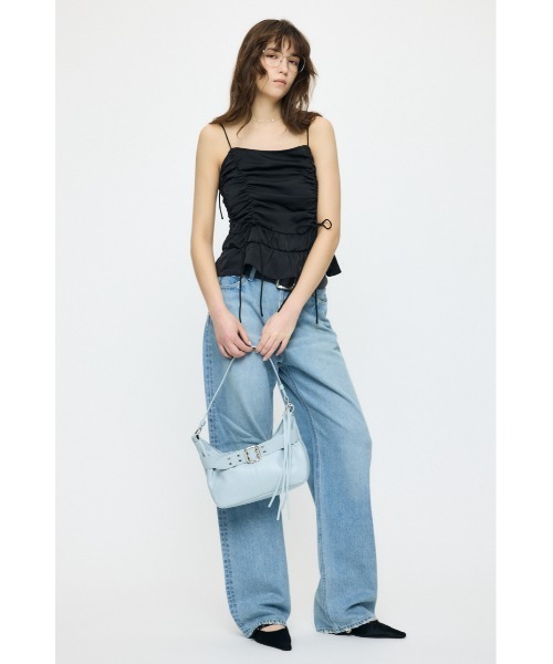 MOUSSY(マウジー)の「ZIP SHOULDER バッグ(ショルダーバッグ・レディース・ブラウン/ライトブルー/ブラック・FREE)」の16枚目の写真