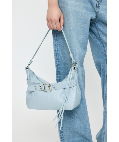 moussy ショルダーバッグ シルバー 新品 moussy - シルバー♡MOUSSY waist&shoulder BAG♡ボディバッグslyの