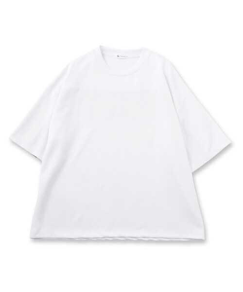 tk.TAKEO KIKUCHI（ティーケータケオキクチ）の「バックラインカットソー（Tシャツ/カットソー・メンズ・ブルー/ブラック/ホワイト・02/03）」の4枚目の写真