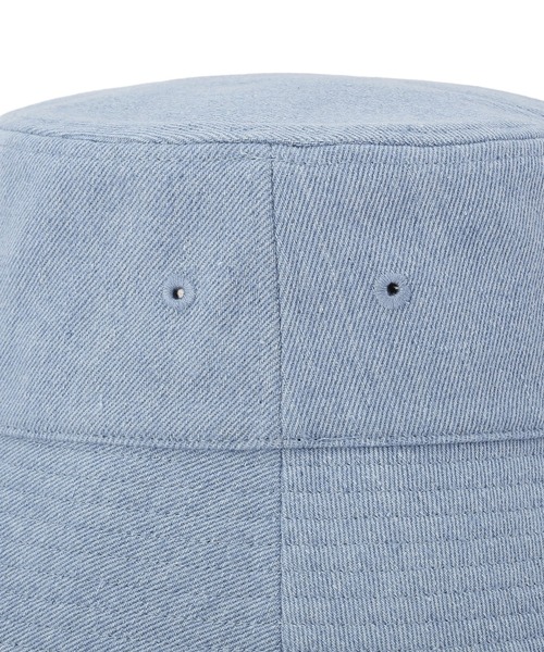 Green Parks(グリーンパークス)の「フリンジバケットハット(ハット・レディース・アイボリー/ブラック/ライトインディゴブルー・FREE)」の7枚目の写真