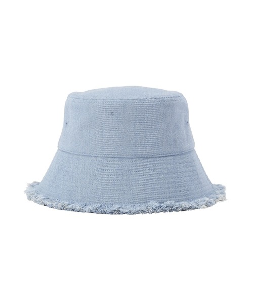 Green Parks(グリーンパークス)の「フリンジバケットハット(ハット・レディース・アイボリー/ブラック/ライトインディゴブルー・FREE)」の10枚目の写真