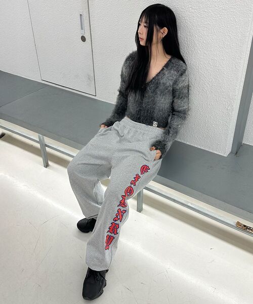 EXTRAORDINARY(エクストラオーディナリー)の「W BLOCK CHECK ZIP UP CARDIGAN CHARCOAL(カーディガン/ボレロ・レディース・その他・F)」の8枚目の写真