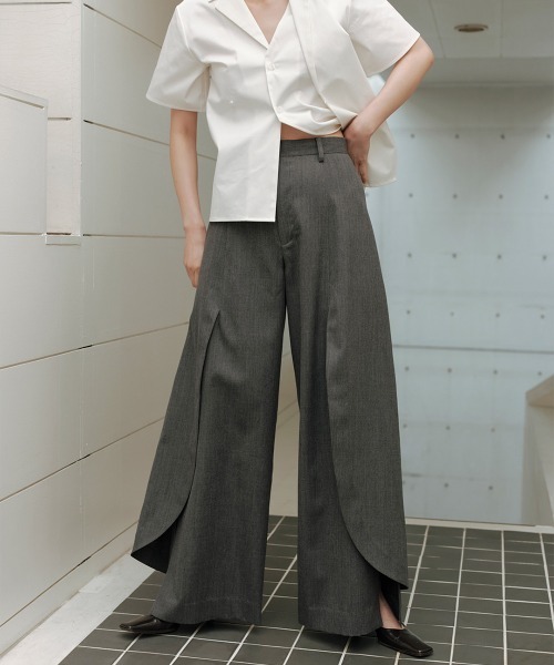 TELOPLAN（テーロプラン）の「【TELOPLAN】26SS新作 Avni Open Collar Shirt / アヴニオープンカラーシャツ（シャツ/ブラウス・レディース・カーキ系/White・ONE SIZE）」の14枚目の写真