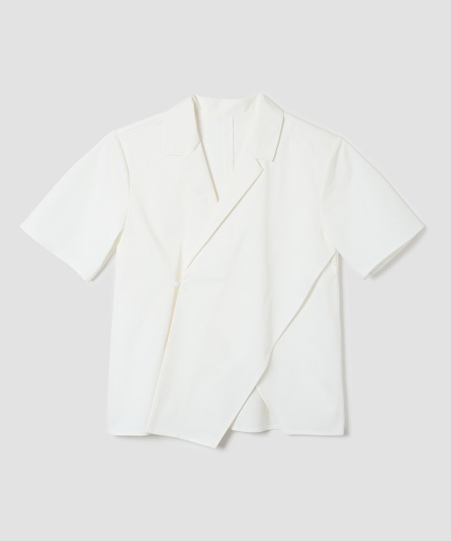 TELOPLAN（テーロプラン）の「【TELOPLAN】26SS新作 Avni Open Collar Shirt / アヴニオープンカラーシャツ（シャツ/ブラウス・レディース・カーキ系/White・ONE SIZE）」の8枚目の写真