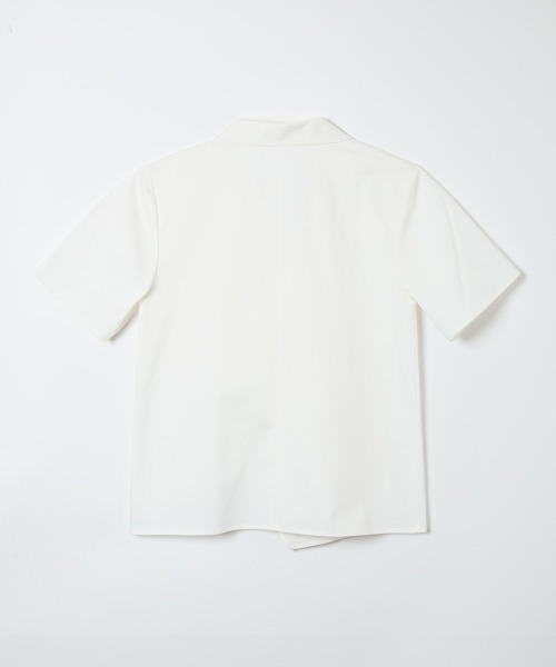 TELOPLAN（テーロプラン）の「【TELOPLAN】26SS新作 Avni Open Collar Shirt / アヴニオープンカラーシャツ（シャツ/ブラウス・レディース・カーキ系/White・ONE SIZE）」の7枚目の写真