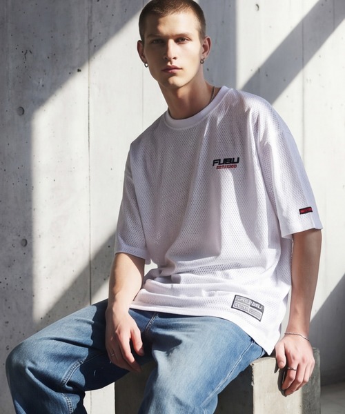 FUBU（ フブ）の「【FUBU/フブ】MESH T-SHIRTS/メッシュTシャツ（Tシャツ/カットソー・メンズ・ブラック/ホワイト・XL/M/L）」の13枚目の写真