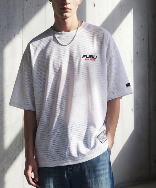 FUBU（ フブ）の「【FUBU/フブ】MESH T-SHIRTS/メッシュTシャツ（Tシャツ/カットソー・メンズ・ブラック/ホワイト・XL/M/L）」の14枚目の写真