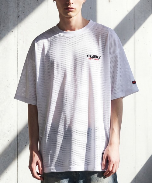 FUBU（ フブ）の「【FUBU/フブ】MESH T-SHIRTS/メッシュTシャツ（Tシャツ/カットソー・メンズ・ブラック/ホワイト・XL/M/L）」の15枚目の写真