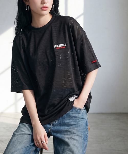 FUBU（ フブ）の「【FUBU/フブ】MESH T-SHIRTS/メッシュTシャツ（Tシャツ/カットソー・メンズ・ブラック/ホワイト・XL/M/L）」の18枚目の写真