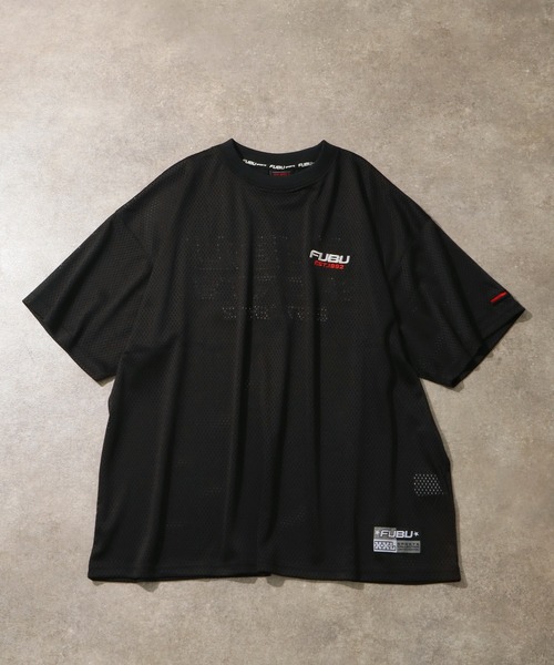 FUBU（ フブ）の「【FUBU/フブ】MESH T-SHIRTS/メッシュTシャツ（Tシャツ/カットソー・メンズ・ブラック/ホワイト・XL/M/L）」の7枚目の写真