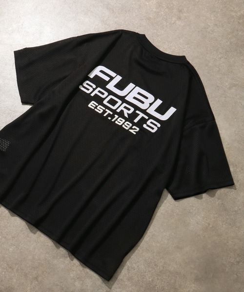 FUBU（ フブ）の「【FUBU/フブ】MESH T-SHIRTS/メッシュTシャツ（Tシャツ/カットソー・メンズ・ブラック/ホワイト・XL/M/L）」の10枚目の写真