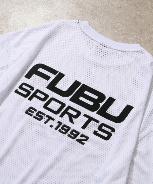 FUBU（ フブ）の「【FUBU/フブ】MESH T-SHIRTS/メッシュTシャツ（Tシャツ/カットソー・メンズ・ブラック/ホワイト・XL/M/L）」の6枚目の写真