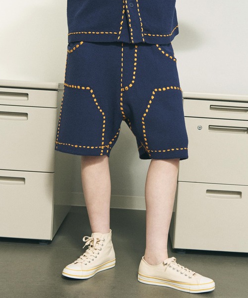 PHINGERIN（フィンガリン）の「【PHINGERIN/フィンガリン】SUMMER PG1 DOUBLE KNEE SHORTS（その他パンツ・メンズ・ブラック/ネイビー/レッド・L/M/XL）」の3枚目の写真