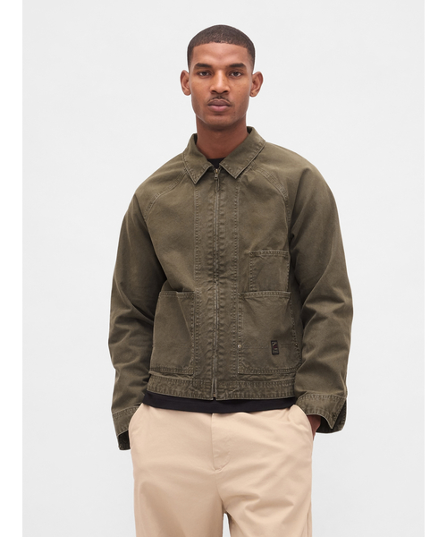ブランド古着】GAP｜ギャップ（メンズ）のデニムジャケット（グリーン