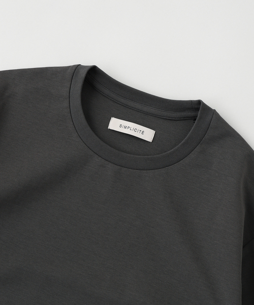 B.C STOCK（ベーセーストック）の「MULTI FUNCTION 32G PONTE S/S TEE（Tシャツ/カットソー・メンズ・ホワイト/チャコールグレー/ブラック/ベージュ・SMALL/X-LARGE/MEDIUM/LARGE）」の20枚目の写真