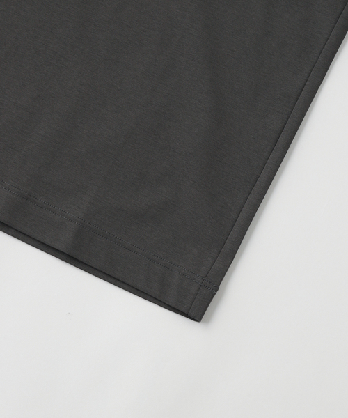 B.C STOCK（ベーセーストック）の「MULTI FUNCTION 32G PONTE S/S TEE（Tシャツ/カットソー・メンズ・ホワイト/チャコールグレー/ブラック/ベージュ・SMALL/X-LARGE/MEDIUM/LARGE）」の18枚目の写真