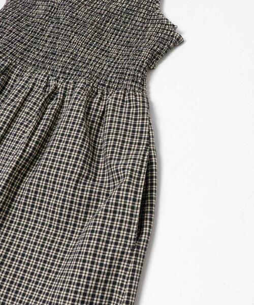 URBAN RESEARCH Sonny Label(アーバンリサーチサニーレーベル)の「サマーチェックシャーリングキャミワンピース(ワンピース・レディース・ブラック/ブラウン・FREE)」の11枚目の写真