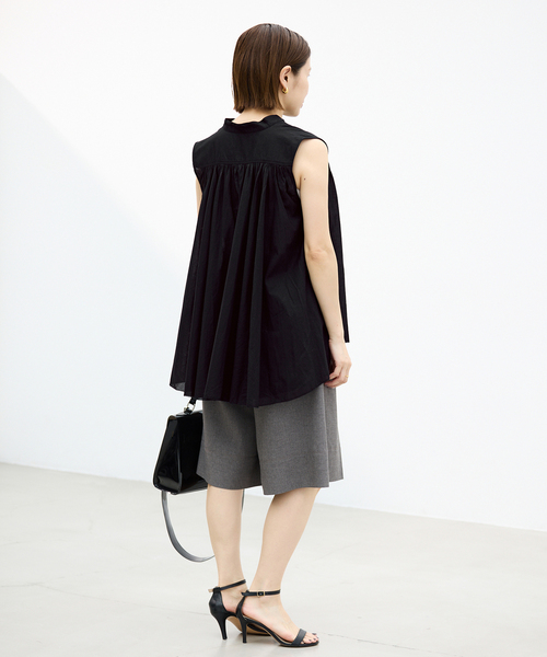 IENA(イエナ)の「AAYUSHI/アユーシ 別注ピンタックボイルブラウス SGN070151(シャツ/ブラウス・レディース・ブラック/ピンク・FREE)」の10枚目の写真