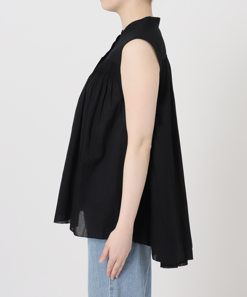 IENA(イエナ)の「AAYUSHI/アユーシ 別注ピンタックボイルブラウス SGN070151(シャツ/ブラウス・レディース・ブラック/ピンク・FREE)」の22枚目の写真