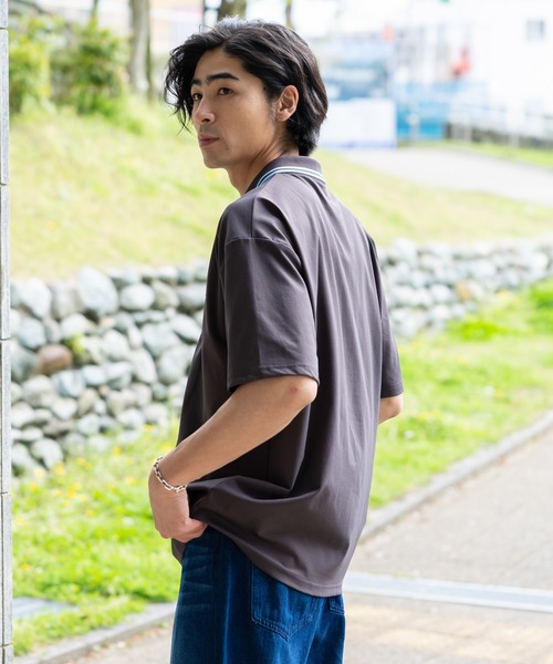CRAFT STANDARD BOUTIQUE（クラフトスタンダードブティック）の「SPEEDRY/スピードライ マルチファンクションポロシャツ◆（Tシャツ/カットソー・メンズ・ホワイト/ブラック/チャコールグレー/ネイビー・XL/L/M）」の21枚目の写真