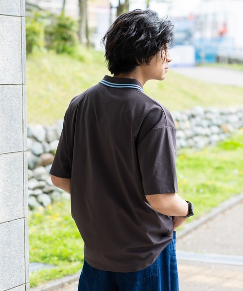CRAFT STANDARD BOUTIQUE（クラフトスタンダードブティック）の「SPEEDRY/スピードライ マルチファンクションポロシャツ◆（Tシャツ/カットソー・メンズ・ホワイト/ブラック/チャコールグレー/ネイビー・XL/L/M）」の22枚目の写真