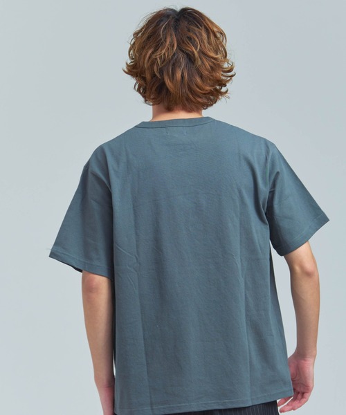 Schott(ショット)の「Schott WHATS UP DOG T-SHIRT(Tシャツ/カットソー・メンズ・チャコール/ホワイト・XL/L/M)」の12枚目の写真