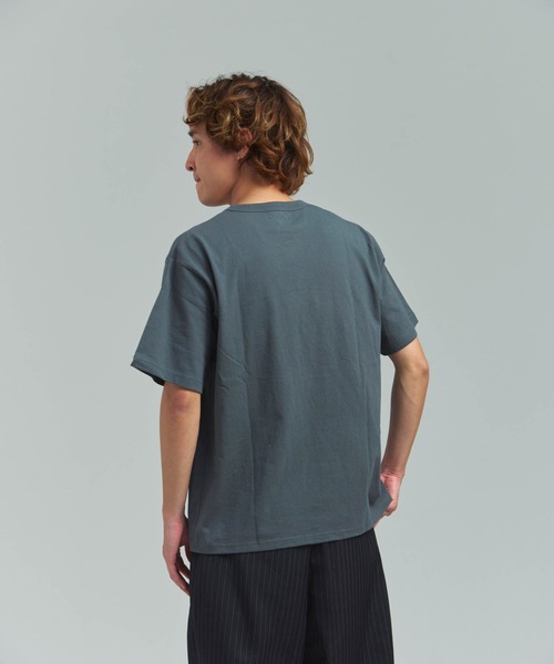 Schott(ショット)の「Schott WHATS UP DOG T-SHIRT(Tシャツ/カットソー・メンズ・チャコール/ホワイト・XL/L/M)」の14枚目の写真