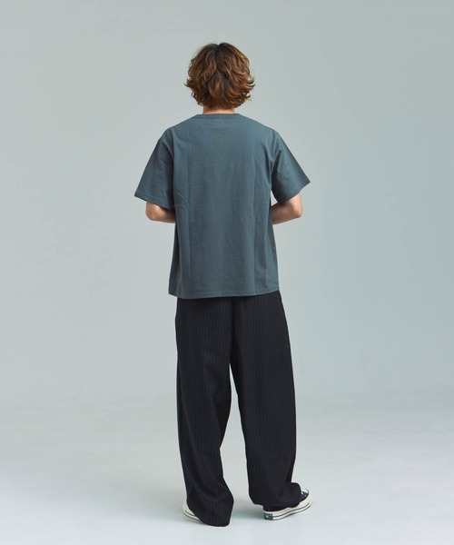 Schott(ショット)の「Schott WHATS UP DOG T-SHIRT(Tシャツ/カットソー・メンズ・チャコール/ホワイト・XL/L/M)」の21枚目の写真