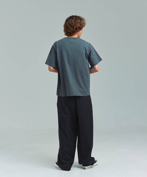 Schott(ショット)の「Schott WHATS UP DOG T-SHIRT(Tシャツ/カットソー・メンズ・チャコール/ホワイト・XL/L/M)」の22枚目の写真