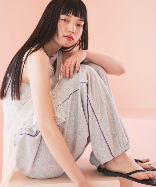 PILIT(ピリット)の「パイルラインパンツ(その他パンツ・レディース・ピンク/ブルー/グレー・MEDIUM/LARGE)」の2枚目の写真