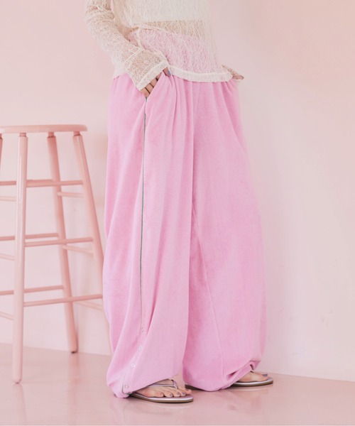 PILIT(ピリット)の「パイルラインパンツ(その他パンツ・レディース・ピンク/ブルー/グレー・MEDIUM/LARGE)」の3枚目の写真