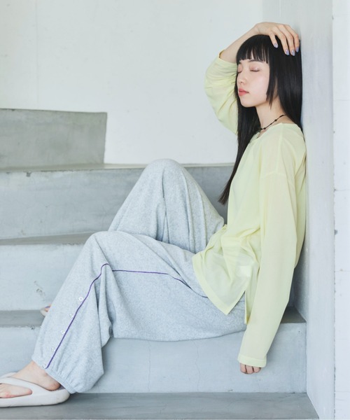PILIT(ピリット)の「パイルラインパンツ(その他パンツ・レディース・ピンク/ブルー/グレー・MEDIUM/LARGE)」の9枚目の写真