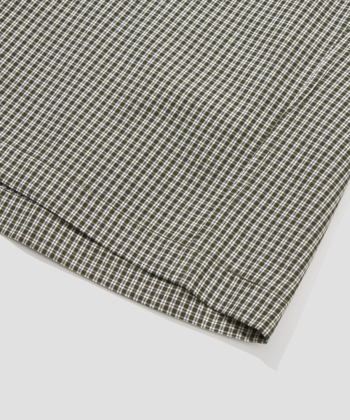 AGOD（エージーオーディー）の「クロップハーフチェックシャツ[カーキ]（シャツ/ブラウス・レディース・その他・SMALL/MEDIUM/LARGE）」の9枚目の写真