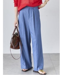 Te chichi | デニムライクシルキータッチワイドパンツ(その他パンツ)