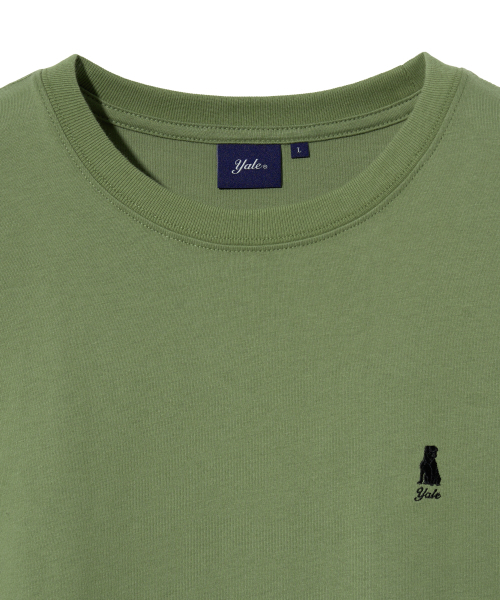 YALE(イェール)の「HERITAGE DAN T-SHIRT VTG KHAKI(Tシャツ/カットソー・レディース・その他・X-SMALL/LARGE/MEDIUM/SMALL/X-LARGE/XX-LARGE)」の3枚目の写真