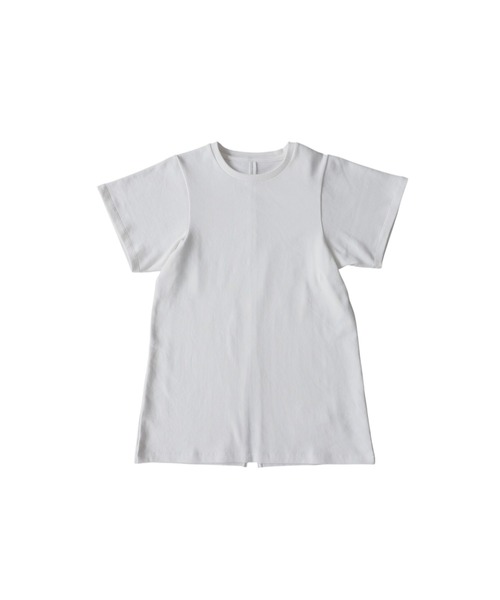 antiqua（アンティカ）の「綿混 半袖 無地  Tシャツ（Tシャツ/カットソー・レディース・ベージュ/ホワイト・M）」の16枚目の写真