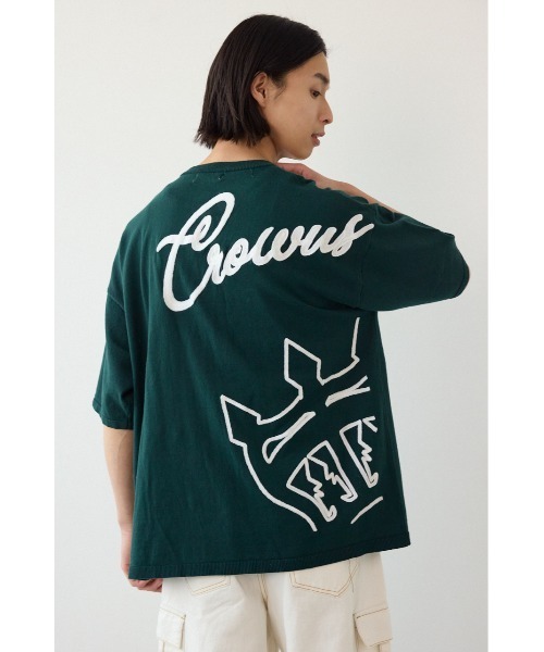 RODEO CROWNS WIDE BOWL（ロデオクラウンズワイドボウル）の「ビッグチェーン刺繍ニットトップス（その他トップス・メンズ・グリーン/ライトグレー/ブラック・MEDIUM/LARGE）」の18枚目の写真